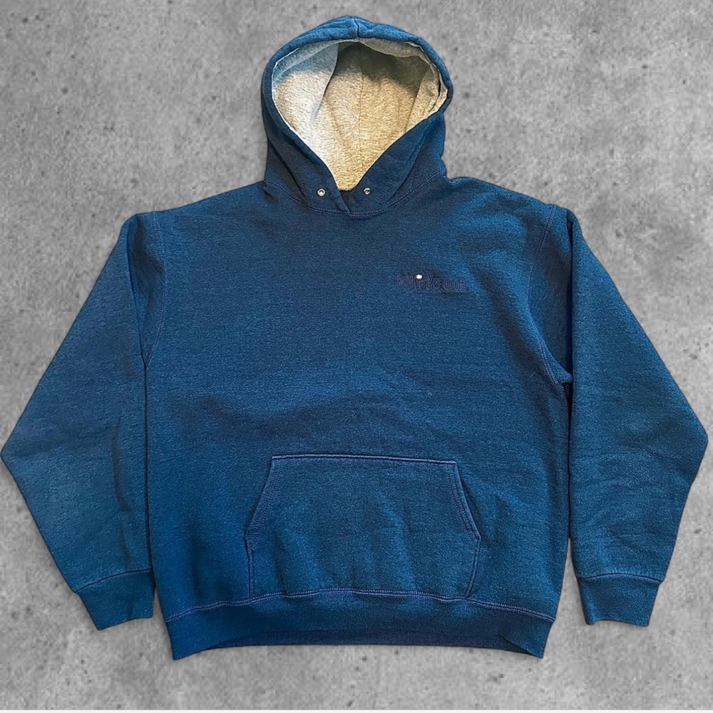 Vintage 1990's Navy Wilson embroidered Logo
Hoodie